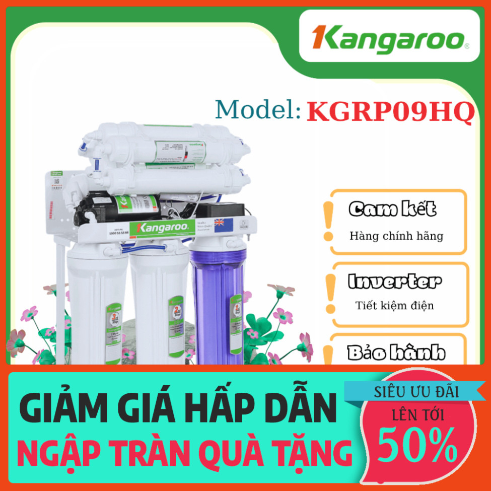 ib shop_ Máy lọc nước RO Kangaroo Hydrogen KGRP09HQ 9 lõi - HỖ TRỢ LẮP ĐẶT TP.HCM .