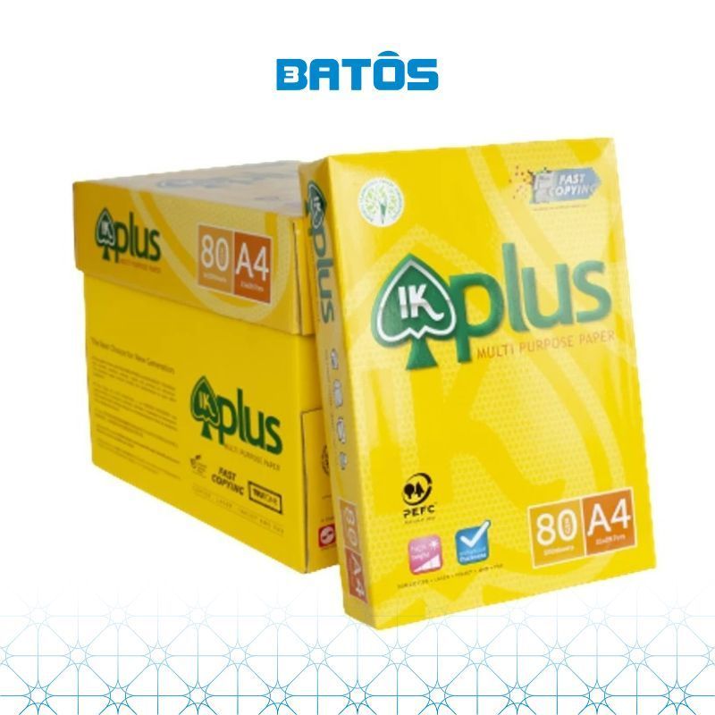 [Có VAT] Thùng Giấy A4 IK Plus 80gsm (5 reams), nhập khẩu từ Indonesia