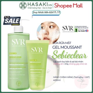 Sữa Rửa Mặt SVR Sebiaclear Gel Mousant Không Chứa Xà Phòng, Làm Sạch & Loại Bỏ Tế Bào Da Chết