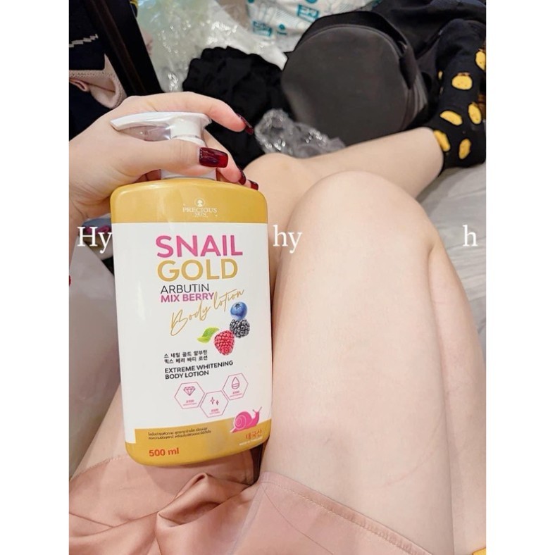 Sữa dưỡng thể trắng da Snail Gold Arbutin Lotion Thái Lan SẴN