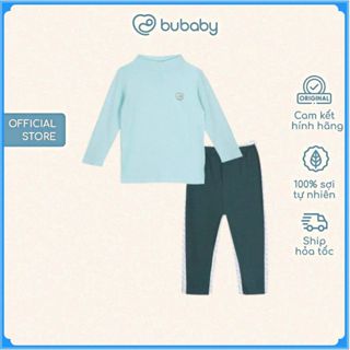   6M-5Y  Bộ dài tay cao cổ Thu êm Bubaby Siro BSR110902 | Quần áo BU Baby chính hãng 
