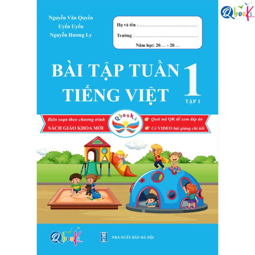 Sách - Bài Tập Tuần Tiếng Việt Lớp 1 - Cánh Diều - Tập 1 (1 cuốn)