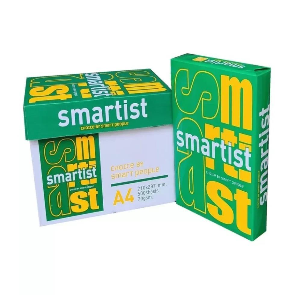 Thùng 5 Ream Giấy A4 Smartist 70gsm - chính hãng, chất lượng cao, giấy in văn phòng