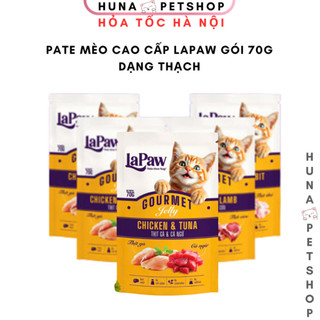 LaPaw Pate gói thịt thật dạng thạch cho mèo thèm ăn mọi lứa tuổi 70G