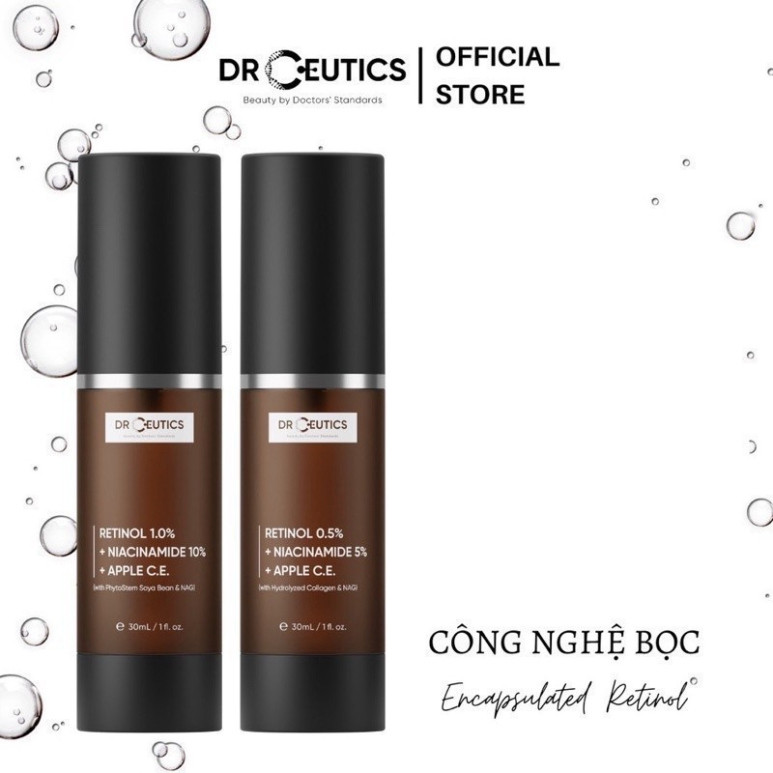 B  Kem dưỡng trẻ hoá da chống lão hoá retinol drceutics 0,5 % 1.0% dr ceutics drceutic dr ceutic - M