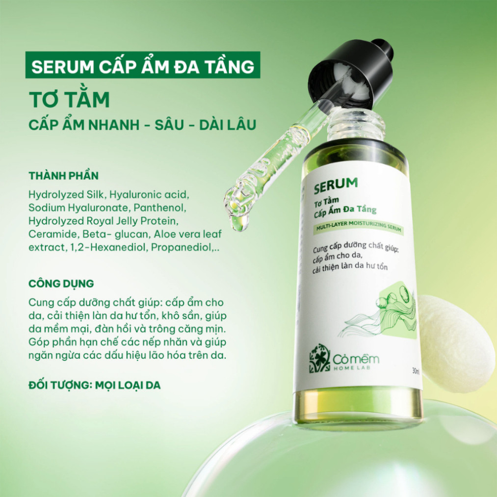 A Bộ Chăm Sóc Da 3 Bước Sữa Chống Nắng Sơ-ri Vitamin C Serum Kem Dưỡng Cấp Ẩm Đa Tầng Tơ Tằm Cỏ Mềm 