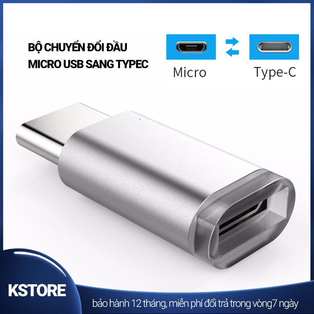 Đầu chuyển đổi micro usb sang type-c hỗ trợ bộ chuyển đổi Typec của điện thoại di động 0TG