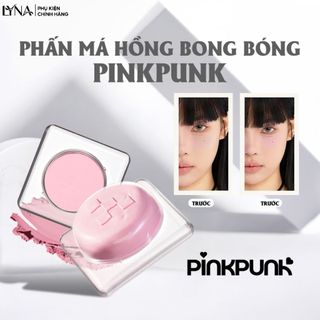 Phấn má hồng bong bóng PinkPunk đơn sắc làm sáng da trang điểm tự nhiên