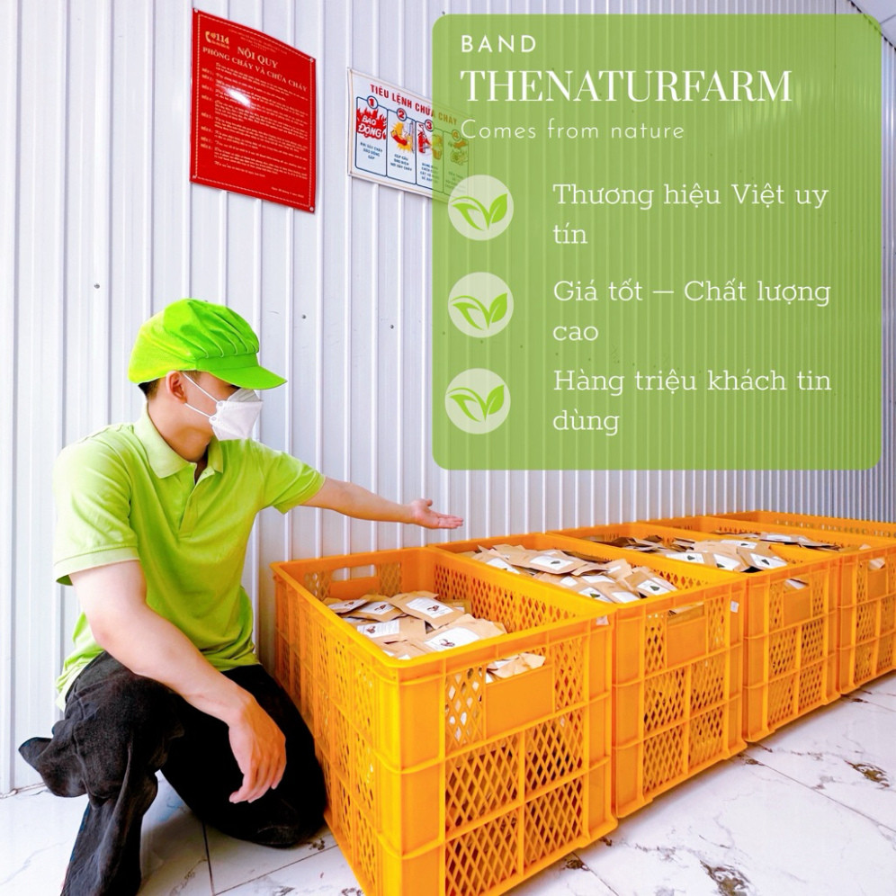 H B ột cacao nguyên chất Thenaturfarm [ 100GR ] Hỗ trợ sáng da, dưỡng ẩm, mờ thâm sạm H