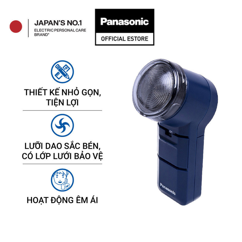 Máy cạo râu Panasonic ES534DP527 – Hoạt động bằng 2 pin AA, nhỏ gọn – Bảo hành 12 tháng