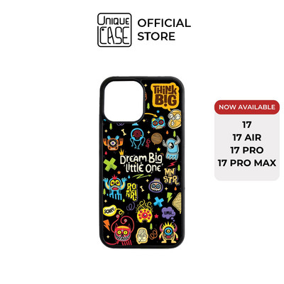 Ốp lưng Unique Case dành cho iPhone "Dream big little one" in hình sticker Monster Pop CHAT129 Halloween