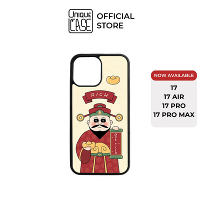 Ốp lưng Unique Case dành cho điện thoại iPhone Tết 2024 Collection TET061 in hình thần tài