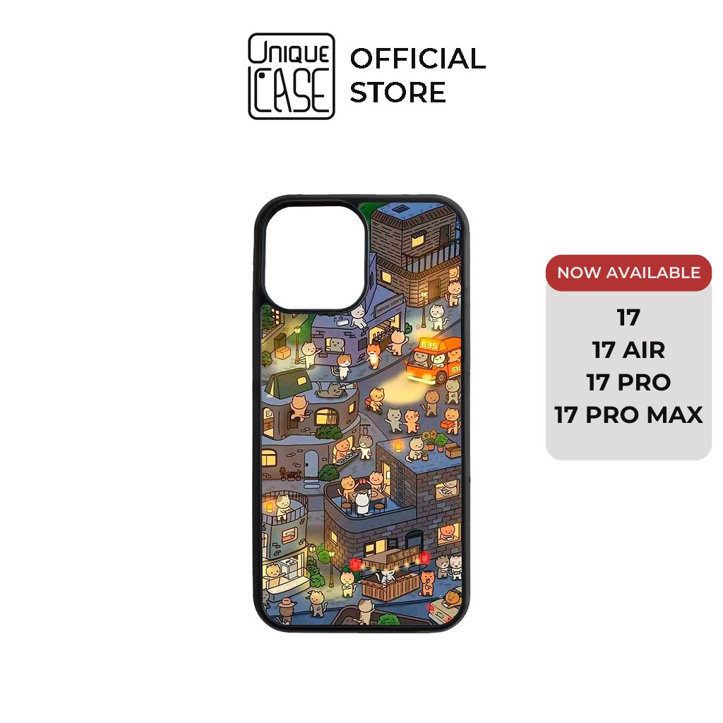 Ốp lưng Unique Case dành cho iPhone hình mèo Animal ANI044 Cat City