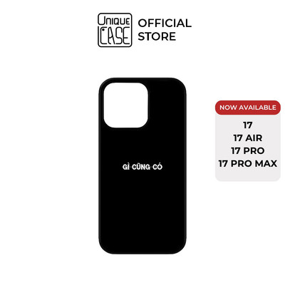Ốp lưng Unique Case dành cho iPhone In Chữ Gì Cũng Có TYPO101