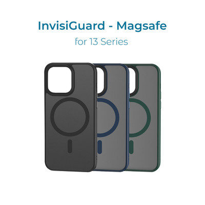 Ốp lưng điện thoại chống sốc Unique Case dành cho 13 Series InvisiGuard tích hợp nam châm hỗ trợ sạc không dây IG13MS