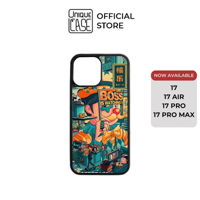 Ốp lưng Unique Case dành cho iPhone Chất CHAT023 "Boss is watching"