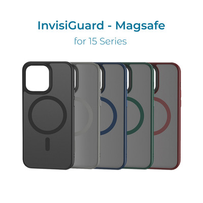 Ốp lưng điện thoại chống sốc Unique Case dành cho 15 Series InvisiGuard hỗ trợ sạc không dây IG15MS