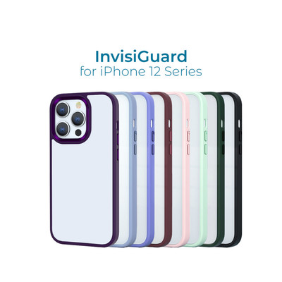 Ốp lưng điện thoại Unique Case dành cho 12 / 12 Pro / 12 Pro Max trong suốt InvisiGuard IG12 hỗ trợ sạc không dây