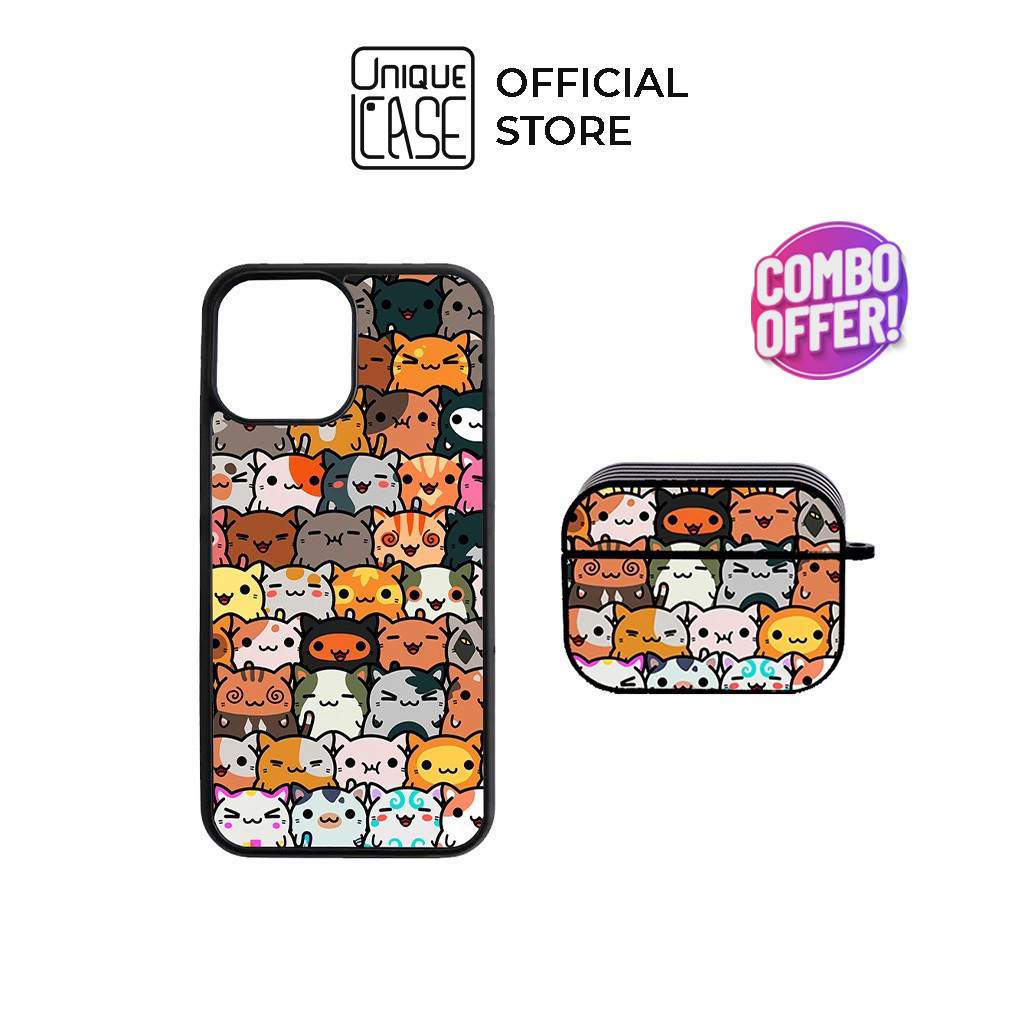 Combo Ốp lưng iPhone và Case Airpods Unique Case CB005