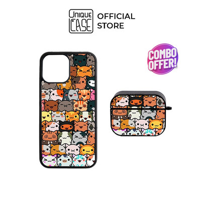 Combo Ốp lưng iPhone và Case Airpods Unique Case CB005