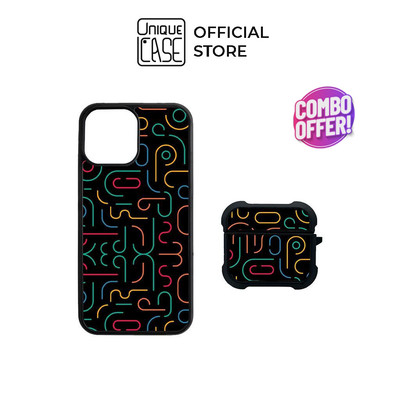 Combo Ốp lưng iPhone và Case AirPods Chống sốc Unique Case CB514