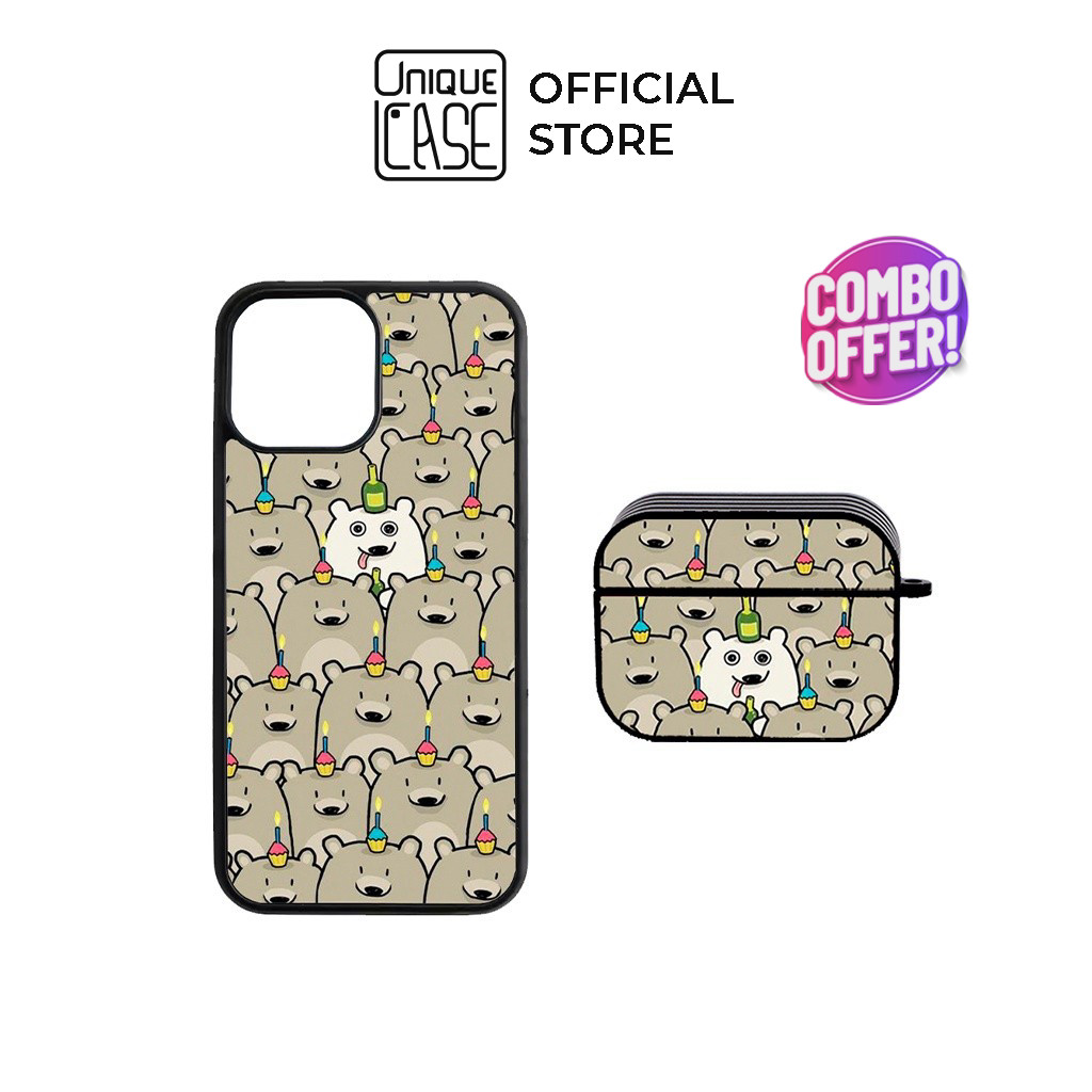 Combo Ốp lưng iPhone và Case Airpods Unique Case CB007