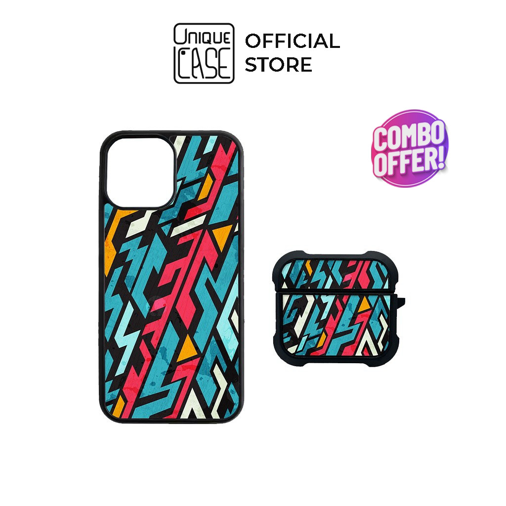 Combo Ốp lưng iPhone và Case AirPods Chống sốc Unique Case CB508