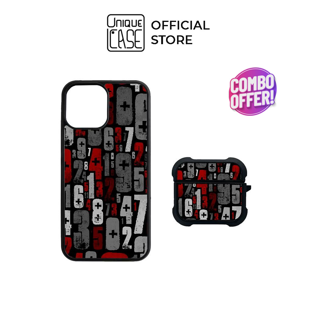 Combo Ốp lưng iPhone và Case AirPods Chống sốc Unique Case CB513