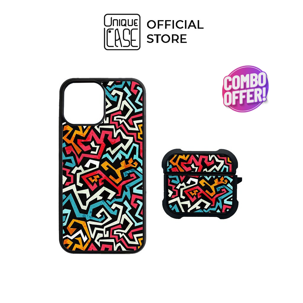 Combo Ốp lưng iPhone và Case AirPods Chống sốc Unique Case CB507