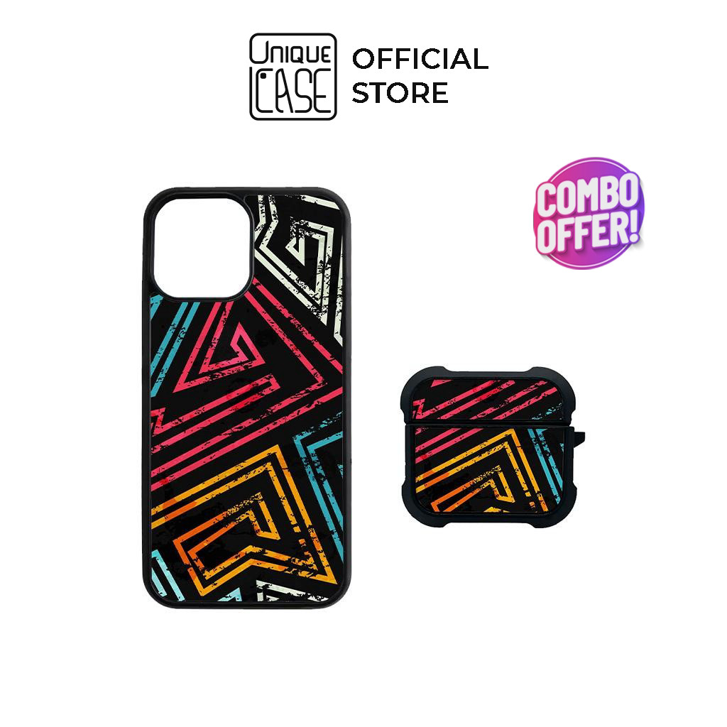 Combo Ốp lưng iPhone và Case AirPods Chống sốc Unique Case CB510