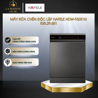 Máy Rửa Chén Hafele HDW-F6031G 535.29.651 - Sức Chứa 15 Bộ, Màn Hình LED Hiển Thị - LMS