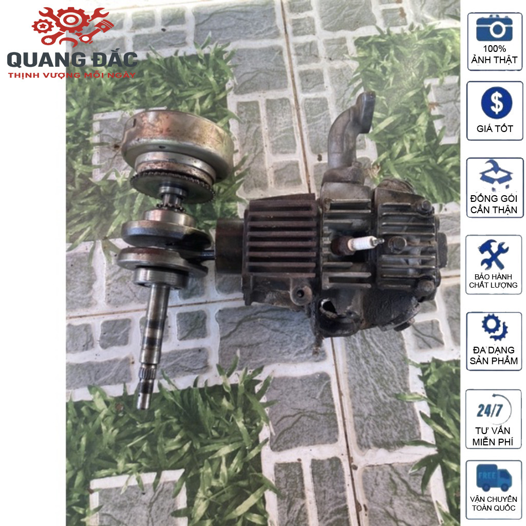 combo Dên , lòng hơi , đầu bò 70cc zin tháo xe dành cho các xe 50cc độ lên