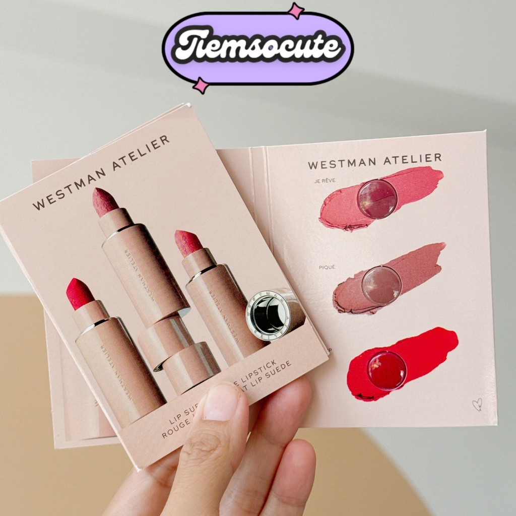 (Mẫu thử) Son môi Westman Atelier 3 màu