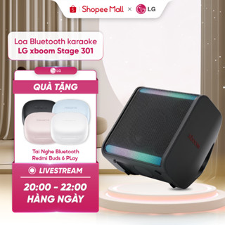  Loa Bluetooth karaoke LG xboom Stage 301 - STAGE301.AVNMLBK  Pin tháo rời Chống nước Bảo hành Chính hãng 12 tháng 