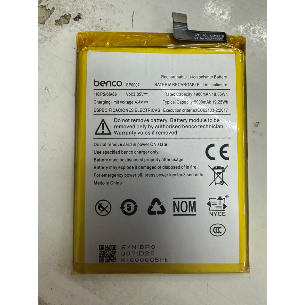 pin benco v91/BD0007 zin