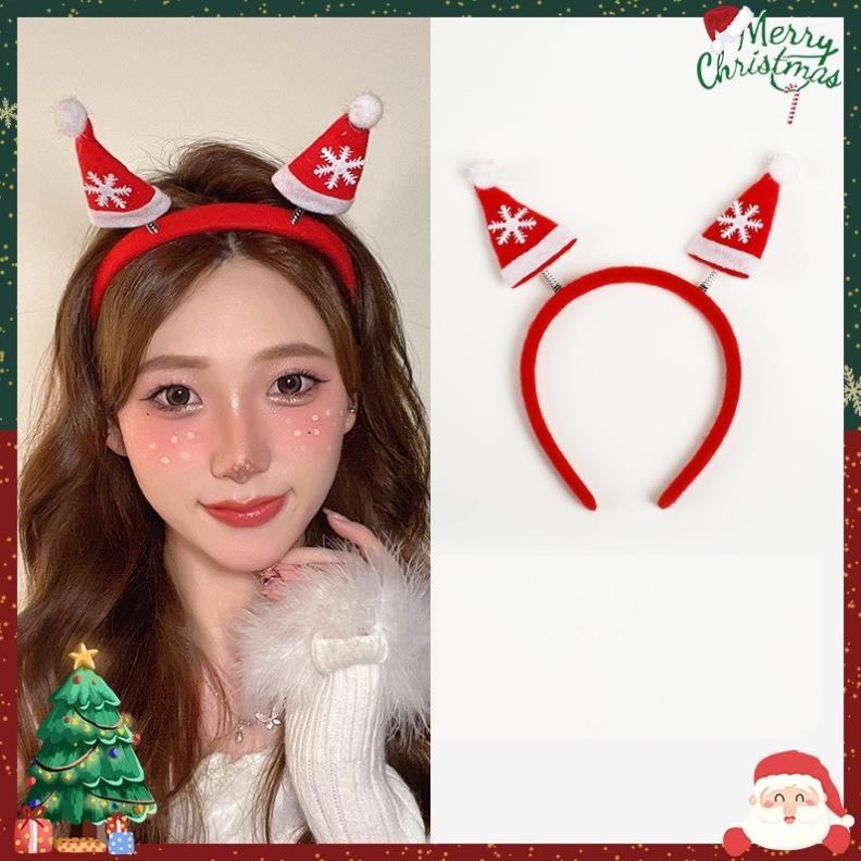 Bờm Noel,băng đô cài tóc mùa giáng sinh siêu xinh