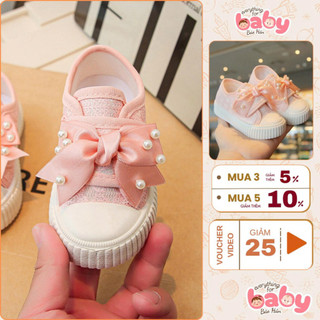 Sandal tập đi bé gái, dép tập đi chống trượt đế cao su siêu nhẹ êm ái quai dán tiện lợi