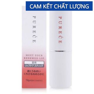  Son dưỡng giữ ẩm chống nhăn thâm và khô môi Naris Purece Meet Your Renewed Lip 3g 