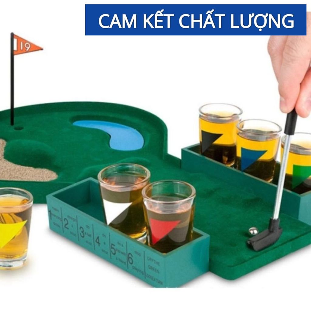 (Hỏa tốc - Video Thật) Trò Chơi Ăn Nhậu Chơi Golf Uống Rượu, Beer Golf Drinking Game Mới Lạ