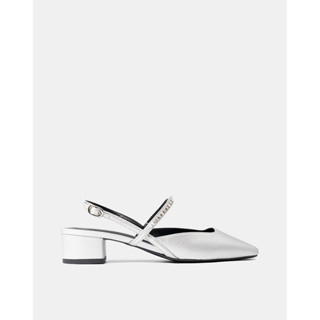  Giày Cao Gót Nữ 5cm Thời Trang JUNO Giày Cao Gót Slingback Phối Dây Trang Trí CG05159 