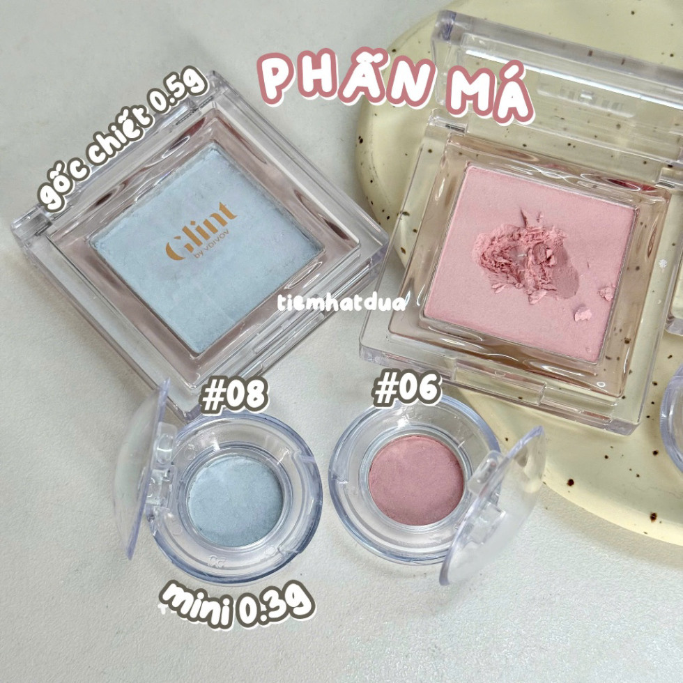 V [ĐỌC MÔ TẢ VÀ HÌNH ẢNH]  [Special Set] Phấn Đa Năng Glint Highlighter + Phấn Má Hồng Glint B aked 