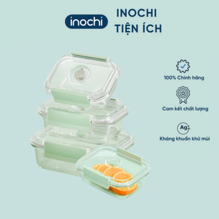 [MỚI VỀ] Hộp thuỷ tinh Nikko Valve INOCHI siêu xinh, chiu nhiệt tổt, nhiều dung tích tiện dụng