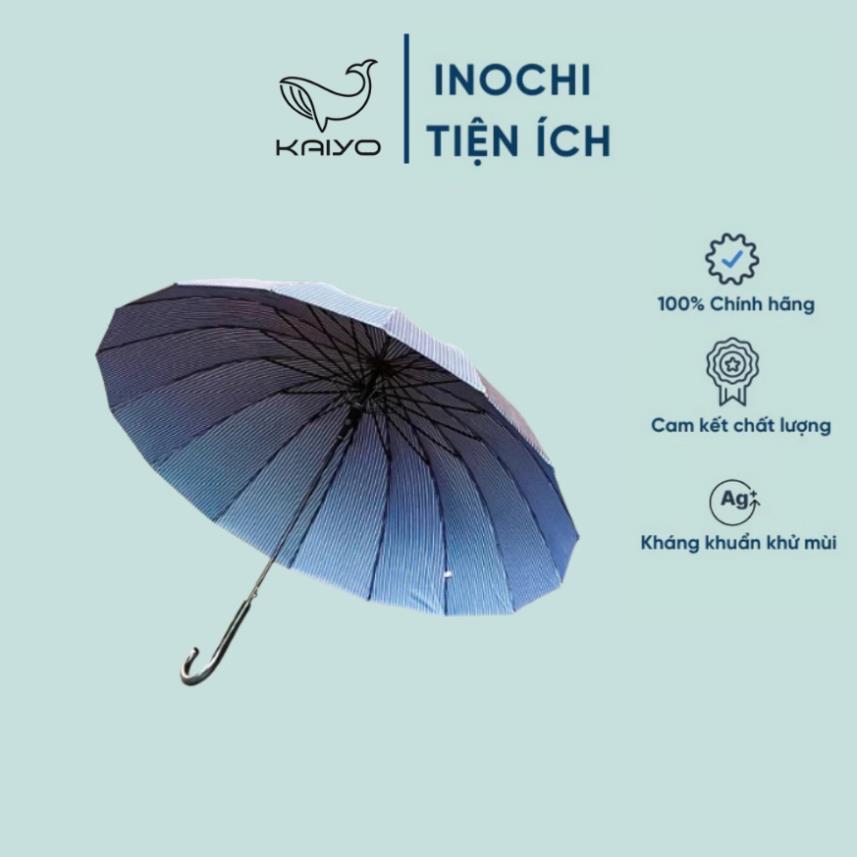 Ô, dù tự động cán dài 16 nan, ô gấp gọn 2 chiều 10 nan KAIYO