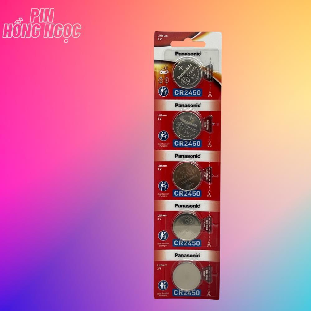 Pin CR2450 Panasonic  3V Made in Indonesia chính hãng