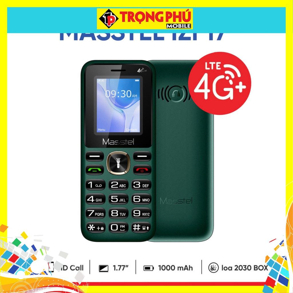 Điện thoại Masstell izi 17 chính hãng 4g chuẩn  - mua ngay