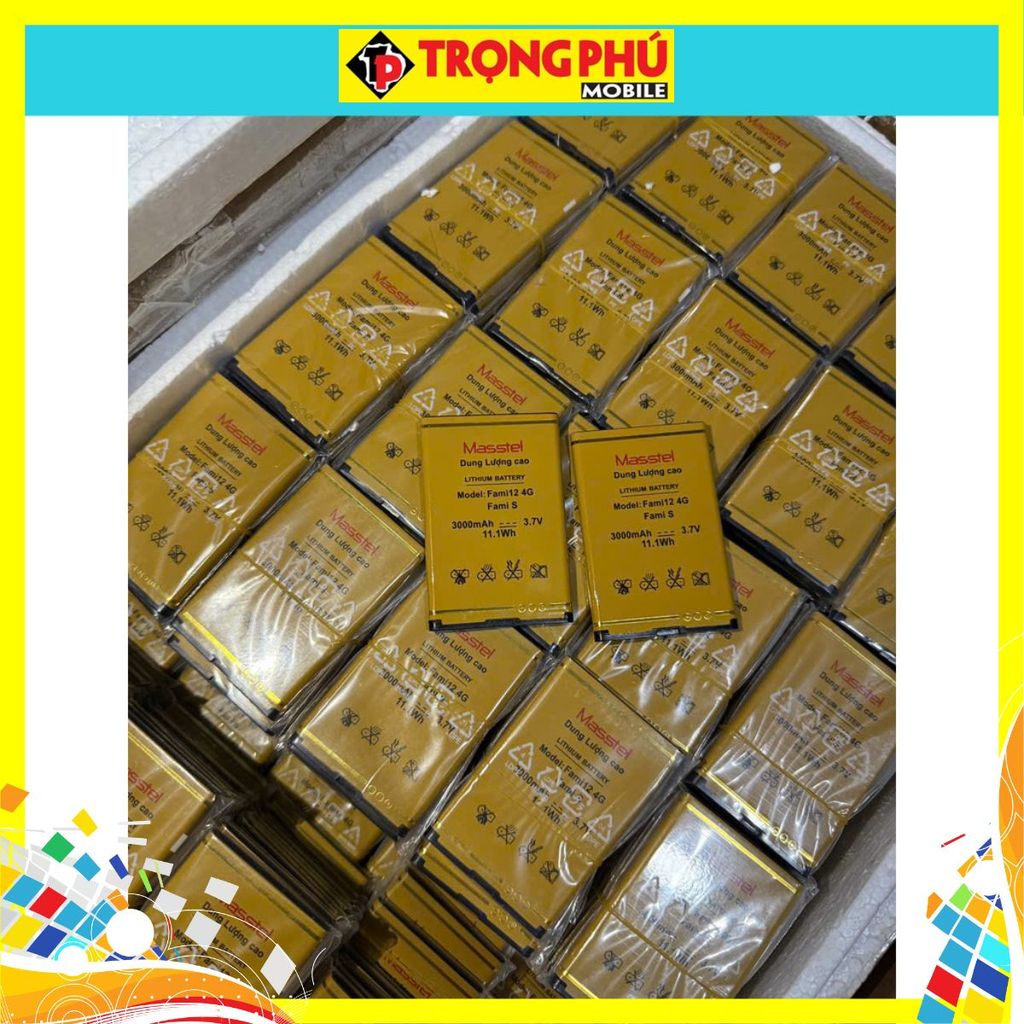 Pin Điện thoại Masstel Fami 12, izi 25, chung nhiều đời  - mua ngay