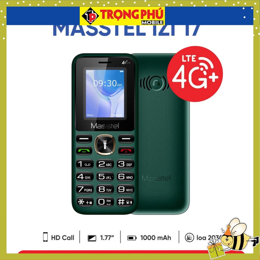 Điện thoại Masstell izi 17 chính hãng 4g chuẩn  - hot trend