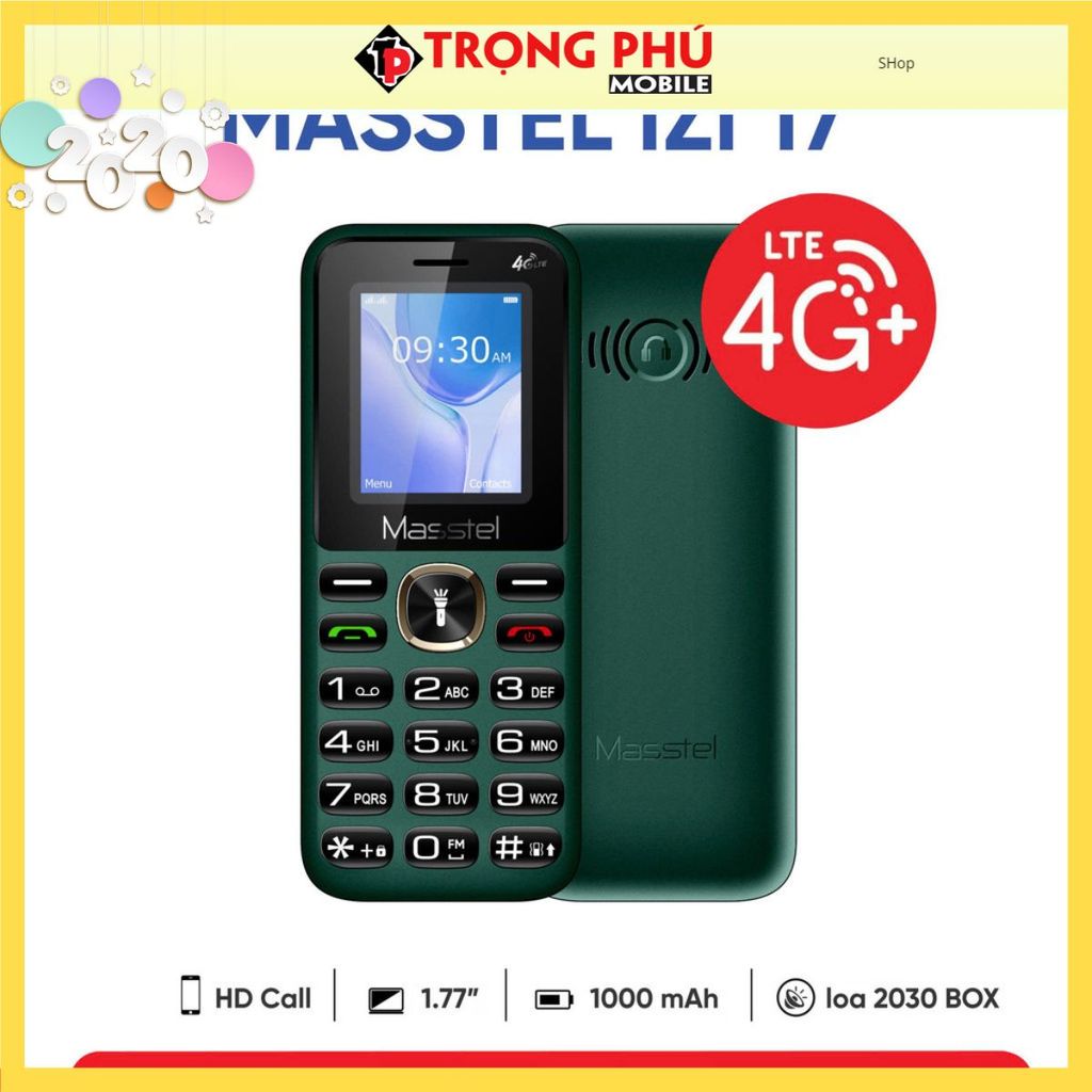 Điện thoại Masstell izi 17 chính hãng 4g chuẩn  - Shop siêu rẻ