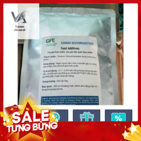( Hoá Chất VN ) Sodium Dehydroacetate (E266) - Chất Bảo Quản Thực Phẩm, Bánh & Đồ Uống từ Hoá Chất V