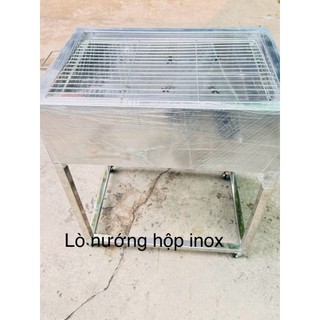 Lò nướng hộp inox chân đứng kích thước 30cmx50cm,40cmx60cm,50cmx80cm.